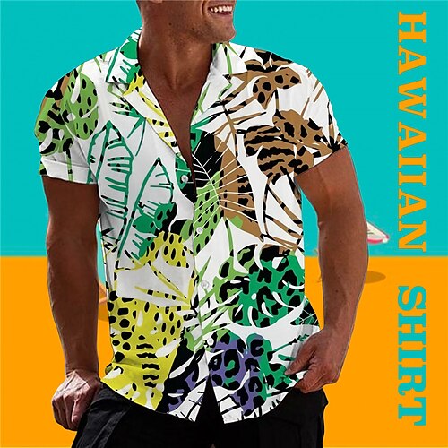 Men's Shirt Summer Hawaiian Shirt Graphic Prints Leaves Turndown Purple Green Casual Holiday Short Sleeve Button-Down Print Clothing Apparel Tropical Fashion Hawaiian Soft
Men's Shirt Summer Hawaiian Shirt Graphic Prints Leaves Turndown Purple Green Casual Holiday Short Sleeve Button-Down Print Clothing Apparel Tropical Fashion Hawaiian Soft
