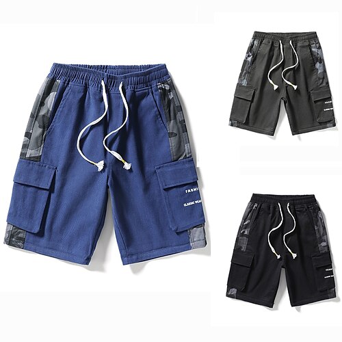 Herre Shorts med lommer Shorts Lomme Snørelukning Elastisk Talje Camouflage Korte Afslappet Daglig Streetwear Stilfuld Klassisk Stil Militærgrøn Sort
Herre Shorts med lommer Shorts Lomme Snørelukning Elastisk Talje Camouflage Korte Afslappet Daglig Streetwear Stilfuld Klassisk Stil Militærgrøn Sort
