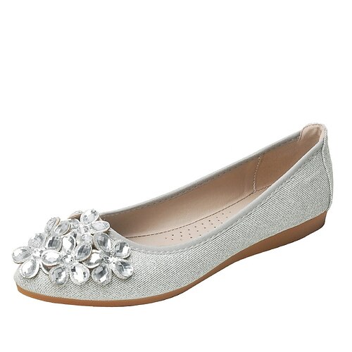 Per donna Ballerine Scarpe comfort Feste Giornaliero Con diamantini Piatto Appuntite stile sveglio Elegante Raso Mocassino Tinta unica Nero Argento Oro
Per donna Ballerine Scarpe comfort Feste Giornaliero Con diamantini Piatto Appuntite stile sveglio Elegante Raso Mocassino Tinta unica Nero Argento Oro
