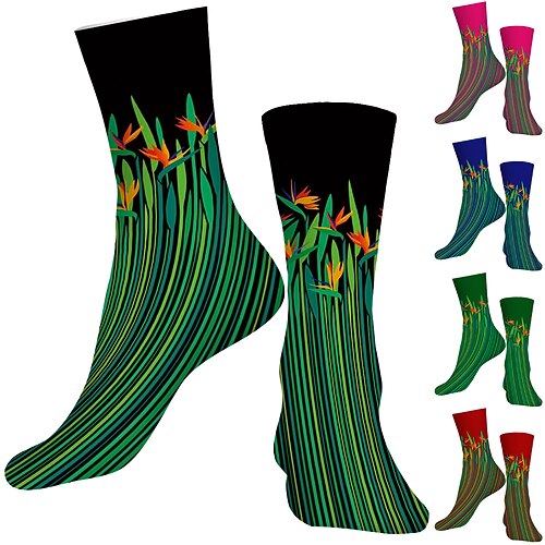 Men's Women's Socks Compression Socks Cycling Socks Funny Socks Novelty Socks Bike / Cycling Breathable Anatomic Design Wearable 1 Pair Floral Botanical Cotton Black Red Blue S M L
Men's Women's Socks Compression Socks Cycling Socks Funny Socks Novelty Socks Bike / Cycling Breathable Anatomic Design Wearable 1 Pair Floral Botanical Cotton Black Red Blue S M L