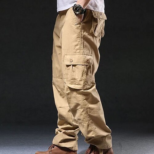 Per uomo Pantaloni cargo Pantaloni 6 Tasche Liscio Comfort Esterno Giornaliero Per uscire Misto cotone Di tendenza Streetwear Grigio verde Nero
Per uomo Pantaloni cargo Pantaloni 6 Tasche Liscio Comfort Esterno Giornaliero Per uscire Misto cotone Di tendenza Streetwear Grigio verde Nero