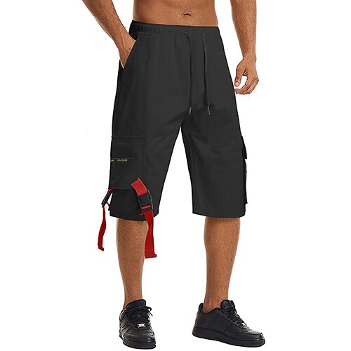 Men's Cargo Shorts Shorts Drawstring Elastic Waist Multi Pocket Plain Comfort Knee Length Outdoor Casual Daily Cotton Blend Stylish Classic Style ArmyGreen Black
Men's Cargo Shorts Shorts Drawstring Elastic Waist Multi Pocket Plain Comfort Knee Length Outdoor Casual Daily Cotton Blend Stylish Classic Style ArmyGreen Black