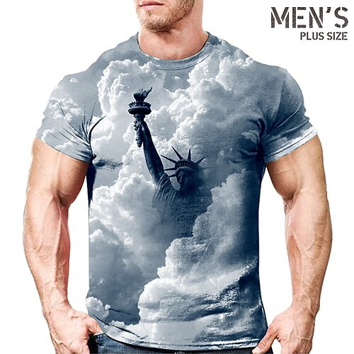 Per uomo Plus Size maglietta Grande e alto Pop art Girocollo Manica corta Primavera estate Vintage Streetwear Comodo Informale Sport Top
Per uomo Plus Size maglietta Grande e alto Pop art Girocollo Manica corta Primavera estate Vintage Streetwear Comodo Informale Sport Top