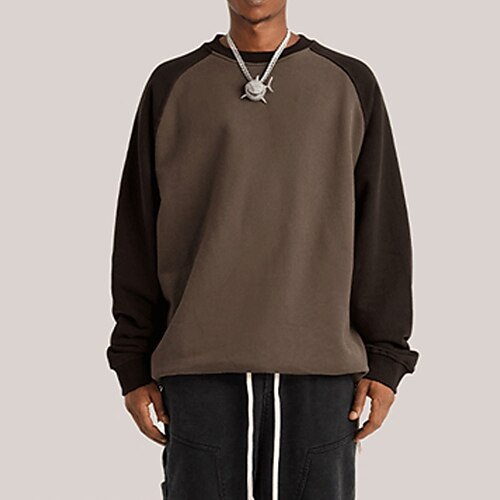 Men's Sweatshirt Apricot Coffee Gray Crew Neck Color Block Sports Outdoor Daily Going out Cotton Active Vintage Streetwear Winter Fall Clothing Apparel Hoodies Sweatshirts
Men's Sweatshirt Apricot Coffee Gray Crew Neck Color Block Sports Outdoor Daily Going out Cotton Active Vintage Streetwear Winter Fall Clothing Apparel Hoodies Sweatshirts