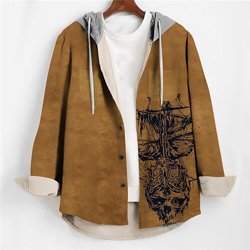 Men's Shirt Skull Graphic Prints Vintage Hooded Yellow Blue Outdoor Street Long Sleeve Print Clothing Apparel Fashion Designer Casual Soft
Men's Shirt Skull Graphic Prints Vintage Hooded Yellow Blue Outdoor Street Long Sleeve Print Clothing Apparel Fashion Designer Casual Soft