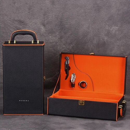 High-grade Red Wine Gift Packing Box Single Bottle With Cocktail Set Wine Set Best Gift Package Including Wine Set
High-grade Red Wine Gift Packing Box Single Bottle With Cocktail Set Wine Set Best Gift Package Including Wine Set