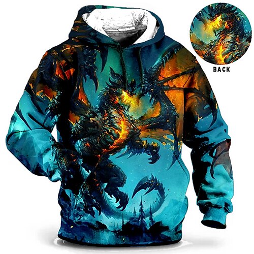 Herre Store størrelser Pullover hettegenser-genser Stor og høy Dinosaur Med hette Langermet Vår & Vinter Grunnleggende Mote Gatemote Bekvem Arbeid Dagligdagstøy Topper
Herre Store størrelser Pullover hettegenser-genser Stor og høy Dinosaur Med hette Langermet Vår & Vinter Grunnleggende Mote Gatemote Bekvem Arbeid Dagligdagstøy Topper