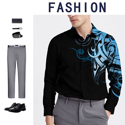 Men's Shirt Floral Graphic Prints Turndown Yellow Blue Purple Green Gray Outdoor Street Long Sleeve Button-Down Print Clothing Apparel Fashion Designer Casual Soft
Men's Shirt Floral Graphic Prints Turndown Yellow Blue Purple Green Gray Outdoor Street Long Sleeve Button-Down Print Clothing Apparel Fashion Designer Casual Soft