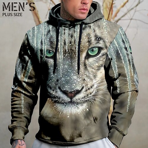 Per uomo Plus Size Felpa con cappuccio pullover Grande e alto Animali Con cappuccio Manica lunga Primavera & Autunno Essenziale Di tendenza Streetwear Comodo Da tutti i giorni Da mare Top
Per uomo Plus Size Felpa con cappuccio pullover Grande e alto Animali Con cappuccio Manica lunga Primavera & Autunno Essenziale Di tendenza Streetwear Comodo Da tutti i giorni Da mare Top