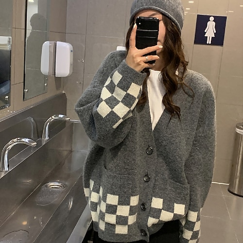 Per donna Cardigan Maglione Maglione Nido d'ape Maglia Traforato Pulsante A quadri A V Informale Giornaliero Fine settimana Inverno Autunno Cammello Grigio Taglia unica
Per donna Cardigan Maglione Maglione Nido d'ape Maglia Traforato Pulsante A quadri A V Informale Giornaliero Fine settimana Inverno Autunno Cammello Grigio Taglia unica