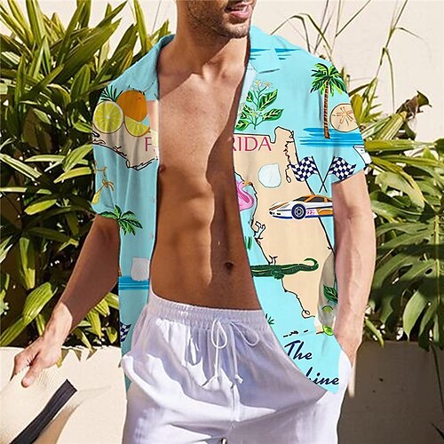 Men's Shirt Summer Hawaiian Shirt Car Coconut Tree Graphic Prints Beach Turndown Royal Blue Blue Street Casual Short Sleeves Button-Down Print Clothing Apparel Tropical Fashion Hawaiian Designer
Men's Shirt Summer Hawaiian Shirt Car Coconut Tree Graphic Prints Beach Turndown Royal Blue Blue Street Casual Short Sleeves Button-Down Print Clothing Apparel Tropical Fashion Hawaiian Designer