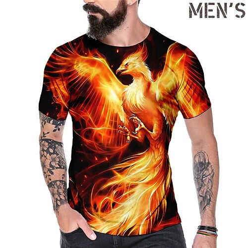 Per uomo maglietta Magliette Pop art Animali Fenice Girocollo Abbigliamento Stampa 3D Esterno Informale Manica corta Stampa Vintage Di tendenza Originale
Per uomo maglietta Magliette Pop art Animali Fenice Girocollo Abbigliamento Stampa 3D Esterno Informale Manica corta Stampa Vintage Di tendenza Originale