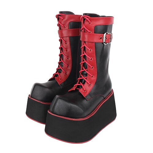 Tutti Gotico Gotico Lolita Punk Polacche Scarpe Vintage ▾ Nero pelle sintetica 10 cm
Tutti Gotico Gotico Lolita Punk Polacche Scarpe Vintage ▾ Nero pelle sintetica 10 cm