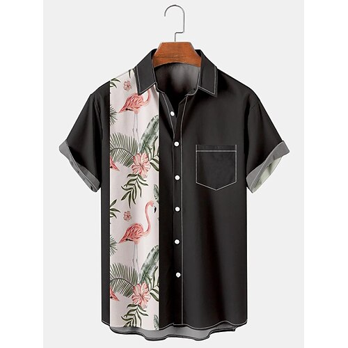 Men'sShirtSummerHawaiianShirt Leaves Floral FlamingoGraphicPrintsTurndownOutdoorStreetShortSleevesButton-DownPrintClothingApparelTropicalFashionDesignerHawaiian
Men'sShirtSummerHawaiianShirt Leaves Floral FlamingoGraphicPrintsTurndownOutdoorStreetShortSleevesButton-DownPrintClothingApparelTropicalFashionDesignerHawaiian