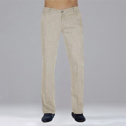 Per uomo Pantaloni di lino Pantaloni Pantaloni estivi Tasche Gamba dritta Liscio Comfort Informale Giornaliero Per eventi Misto cotone e lino Streetwear Moda Beige Grigio
Per uomo Pantaloni di lino Pantaloni Pantaloni estivi Tasche Gamba dritta Liscio Comfort Informale Giornaliero Per eventi Misto cotone e lino Streetwear Moda Beige Grigio