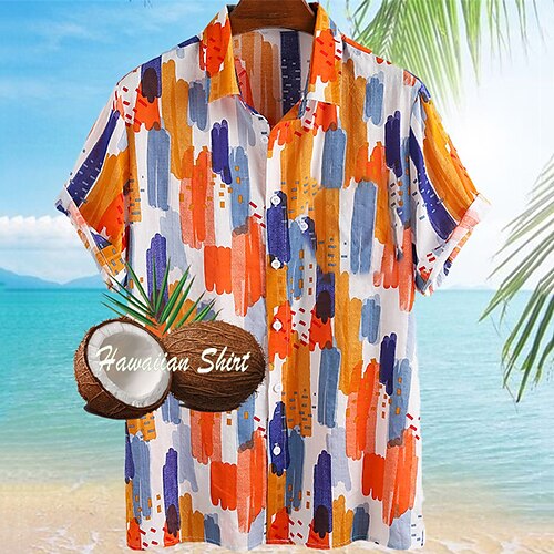 Men's Shirt Color Block Graphic Prints Geometry Turndown Yellow Blue 3D Print Street Casual Short Sleeves Button-Down Print Clothing Apparel Tropical Fashion Designer Hawaiian
Men's Shirt Color Block Graphic Prints Geometry Turndown Yellow Blue 3D Print Street Casual Short Sleeves Button-Down Print Clothing Apparel Tropical Fashion Designer Hawaiian