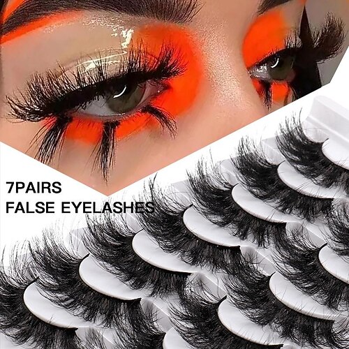Eyelash Extensions 14 pcs Waterproof Fashionable Design Women Volumized Curly Cosplay Fiber School Wedding Party Full Strip Lashes Crisscross Thick - Makeup Daily Makeup Halloween Makeup Party Makeup
Eyelash Extensions 14 pcs Waterproof Fashionable Design Women Volumized Curly Cosplay Fiber School Wedding Party Full Strip Lashes Crisscross Thick - Makeup Daily Makeup Halloween Makeup Party Makeup