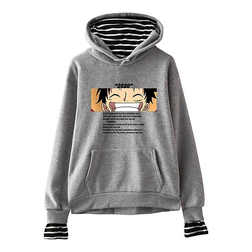Inspired by One Piece Monkey D. Luffy Hoodie Anime Cartoon Anime Front Pocket Graphic Hoodie For Men's Women's Unisex Adults' Hot Stamping 100% Polyester Casual Daily
Inspired by One Piece Monkey D. Luffy Hoodie Anime Cartoon Anime Front Pocket Graphic Hoodie For Men's Women's Unisex Adults' Hot Stamping 100% Polyester Casual Daily