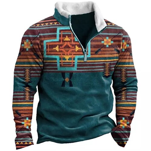 Hombre Sudadera con cremallera Pull-over Azul Piscina Media cremallera Bloque de color Estilo Bohemio Estampados Cremallera Estampado Diario Deportes Noche Impresión 3D Básico Casual Vellón fino
Hombre Sudadera con cremallera Pull-over Azul Piscina Media cremallera Bloque de color Estilo Bohemio Estampados Cremallera Estampado Diario Deportes Noche Impresión 3D Básico Casual Vellón fino