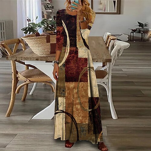 Women's Casual Dress Swing Dress Long Dress Maxi Dress Yellow Long Sleeve Geometric Pocket Winter Fall Spring Crew Neck Fashion Daily Weekend 2023 S M L XL XXL 3XL
Women's Casual Dress Swing Dress Long Dress Maxi Dress Yellow Long Sleeve Geometric Pocket Winter Fall Spring Crew Neck Fashion Daily Weekend 2023 S M L XL XXL 3XL