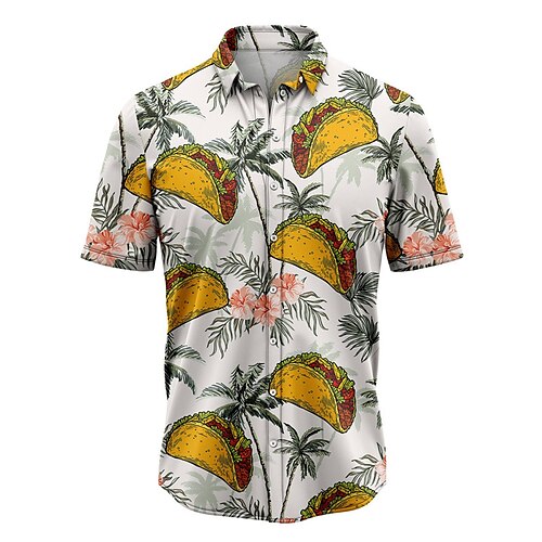 Men's Shirt Summer Hawaiian Shirt Coconut Tree Food Graphic Prints Turndown Gray Street Casual Short Sleeves Button-Down Print Clothing Apparel Tropical Fashion Hawaiian Designer
Men's Shirt Summer Hawaiian Shirt Coconut Tree Food Graphic Prints Turndown Gray Street Casual Short Sleeves Button-Down Print Clothing Apparel Tropical Fashion Hawaiian Designer