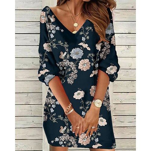 Mini robe Femme Robe sweat Manches 3/4 Hiver Automne Printemps - Mode Moderne Imprimer Graphic Floral Col V Vacances Fin de semaine 2022 Marron clair Rouge bleu marine Bleu clair S M L XL 2XL 3XL
Mini robe Femme Robe sweat Manches 3/4 Hiver Automne Printemps - Mode Moderne Imprimer Graphic Floral Col V Vacances Fin de semaine 2022 Marron clair Rouge bleu marine Bleu clair S M L XL 2XL 3XL