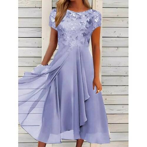 Women's Casual Dress Shift Dress Swing Dress Midi Dress Black Blue Gold Short Sleeve Pure Color Lace Winter Fall Spring Crew Neck Modern Daily Vacation 2022 S M L XL 2XL 3XL 4XL 5XL
Women's Casual Dress Shift Dress Swing Dress Midi Dress Black Blue Gold Short Sleeve Pure Color Lace Winter Fall Spring Crew Neck Modern Daily Vacation 2022 S M L XL 2XL 3XL 4XL 5XL