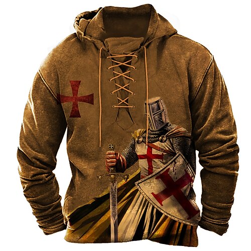 Men's Pullover Hoodie Sweatshirt Pullover Blue Brown Brown 2 Hooded Graphic Prints Lace up Print Casual Daily Sports 3D Print Basic Streetwear Designer Spring Fall Clothing Apparel Knight Hoodies
Men's Pullover Hoodie Sweatshirt Pullover Blue Brown Brown 2 Hooded Graphic Prints Lace up Print Casual Daily Sports 3D Print Basic Streetwear Designer Spring Fall Clothing Apparel Knight Hoodies