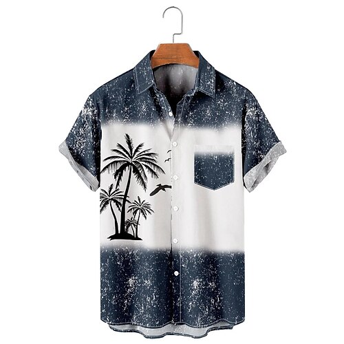 Men's Shirt Coconut Tree Graphic Prints Turndown Blue 3D Print Outdoor Street Short Sleeves Button-Down Print Clothing Apparel Tropical Fashion Designer Hawaiian
Men's Shirt Coconut Tree Graphic Prints Turndown Blue 3D Print Outdoor Street Short Sleeves Button-Down Print Clothing Apparel Tropical Fashion Designer Hawaiian