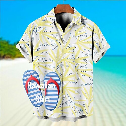 Men's Shirt Graphic Prints Leaves Turndown Yellow Purple Street Casual Short Sleeves Button-Down Print Clothing Apparel Tropical Fashion Designer Hawaiian
Men's Shirt Graphic Prints Leaves Turndown Yellow Purple Street Casual Short Sleeves Button-Down Print Clothing Apparel Tropical Fashion Designer Hawaiian
