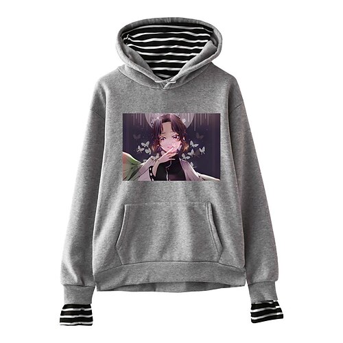 Inspired by Demon Slayer Kochou Shinobu Hoodie Anime Cartoon Anime Front Pocket Graphic Hoodie For Men's Women's Unisex Adults' Hot Stamping 100% Polyester Casual Daily
Inspired by Demon Slayer Kochou Shinobu Hoodie Anime Cartoon Anime Front Pocket Graphic Hoodie For Men's Women's Unisex Adults' Hot Stamping 100% Polyester Casual Daily