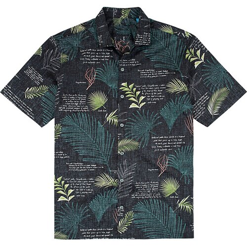 Men's Shirt Summer Hawaiian Shirt Letter Graphic Prints Leaves Turndown Black Green Outdoor Street Short Sleeves Button-Down Print Clothing Apparel Tropical Fashion Hawaiian Designer
Men's Shirt Summer Hawaiian Shirt Letter Graphic Prints Leaves Turndown Black Green Outdoor Street Short Sleeves Button-Down Print Clothing Apparel Tropical Fashion Hawaiian Designer