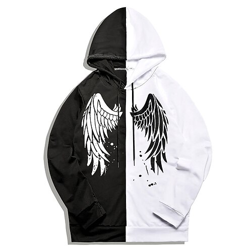 Inspired by Punk Gothic Devil Angel Wings Hoodie Cartoon Manga Anime Graphic Hoodie For Men's Women's Unisex Adults' 3D Print 100% Polyester
Inspired by Punk Gothic Devil Angel Wings Hoodie Cartoon Manga Anime Graphic Hoodie For Men's Women's Unisex Adults' 3D Print 100% Polyester