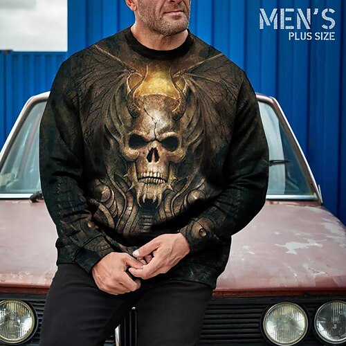 Per uomo Plus Size Felpa Pullover Grande e alto Pop art Girocollo Manica lunga Primavera & Autunno Essenziale Di tendenza Streetwear Comodo Informale Sport Top
Per uomo Plus Size Felpa Pullover Grande e alto Pop art Girocollo Manica lunga Primavera & Autunno Essenziale Di tendenza Streetwear Comodo Informale Sport Top