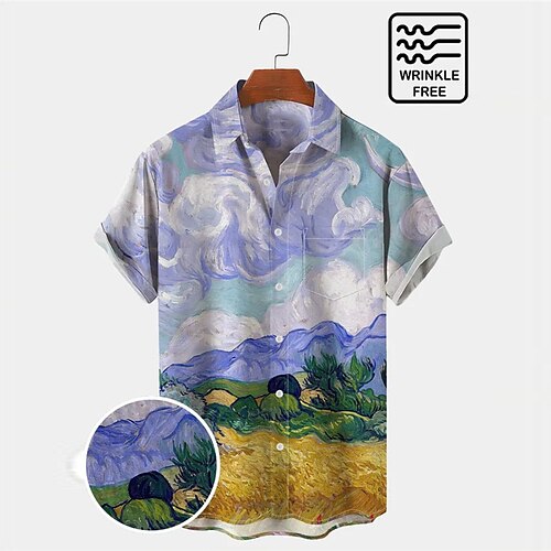 Men's Shirt Summer Hawaiian Shirt Graphic Prints Oil Painting Turndown Purple Outdoor Street Short Sleeves Button-Down Print Clothing Apparel Tropical Fashion Hawaiian Designer
Men's Shirt Summer Hawaiian Shirt Graphic Prints Oil Painting Turndown Purple Outdoor Street Short Sleeves Button-Down Print Clothing Apparel Tropical Fashion Hawaiian Designer