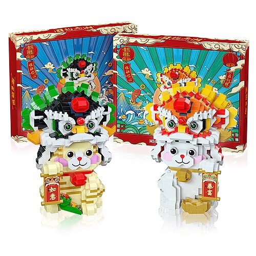 Building Blocks Toys 1590pcs Recruiting Wealth and 1602pcsTreasures Cat Boys and Girls Toy Gift Christmas and Birthday Gifts for Adults and Kids Ages 14 Up
Building Blocks Toys 1590pcs Recruiting Wealth and 1602pcsTreasures Cat Boys and Girls Toy Gift Christmas and Birthday Gifts for Adults and Kids Ages 14 Up
