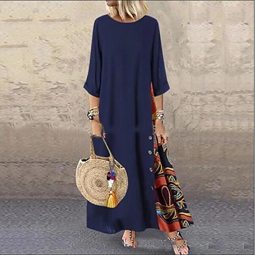 Freizeitkleid für Damen T-Shirt Kleid T-Shirt Kleid Swingkleid langes Kleid Maxikleid Gelb Rot Blau 3/4 Ärmel Grafik Druck Winter Herbst Frühling Rundhalsausschnitt Mode Urlaub 2023 S M L XL 2XL 3XL
Freizeitkleid für Damen T-Shirt Kleid T-Shirt Kleid Swingkleid langes Kleid Maxikleid Gelb Rot Blau 3/4 Ärmel Grafik Druck Winter Herbst Frühling Rundhalsausschnitt Mode Urlaub 2023 S M L XL 2XL 3XL