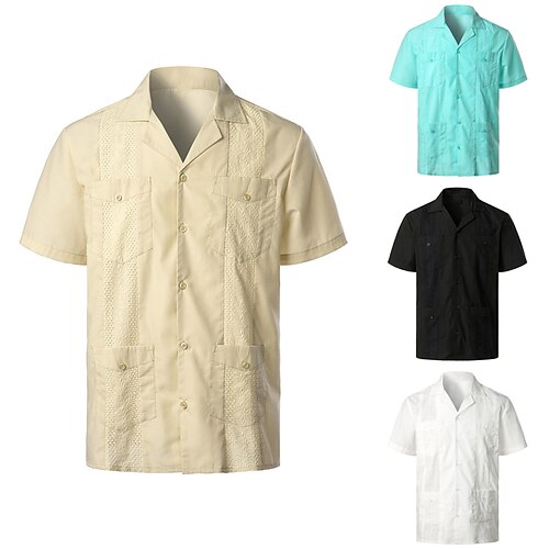 Per uomo Camicia Camicia con bottoni Camicia estiva Maglietta informale Camicia Guayabera Nero Bianco Vino Blu marino Blu Manica corta Liscio Collo ripiegabile Esterno Strada Pulsante Abbigliamento
Per uomo Camicia Camicia con bottoni Camicia estiva Maglietta informale Camicia Guayabera Nero Bianco Vino Blu marino Blu Manica corta Liscio Collo ripiegabile Esterno Strada Pulsante Abbigliamento