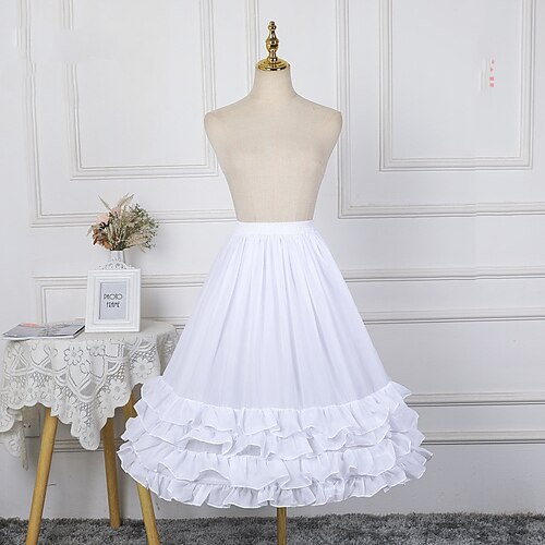 Bryllup / Fest Underkjoler Chiffon Dress Lengde Bryllup / Stålring med Fallende drapering / Strikk
Bryllup / Fest Underkjoler Chiffon Dress Lengde Bryllup / Stålring med Fallende drapering / Strikk