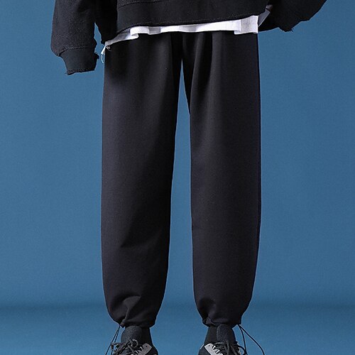 Per uomo Pantaloni della tuta Pantaloni Tasche A cordoncino Vita elastica Liscio Comfort Esterno Giornaliero Per uscire 100% cotone Sportivo Di tendenza Nero Grigio
Per uomo Pantaloni della tuta Pantaloni Tasche A cordoncino Vita elastica Liscio Comfort Esterno Giornaliero Per uscire 100% cotone Sportivo Di tendenza Nero Grigio