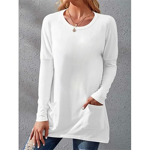 Mini robe Femme Robe casual manche longue Hiver Automne Printemps - Mode Poche Couleur monochrome Col Ras du Cou du quotidien Ample 2023 Noir Blanche Rose Claire Vin Grise S M L XL XXL 3XL 4XL 5XL
Mini robe Femme Robe casual manche longue Hiver Automne Printemps - Mode Poche Couleur monochrome Col Ras du Cou du quotidien Ample 2023 Noir Blanche Rose Claire Vin Grise S M L XL XXL 3XL 4XL 5XL