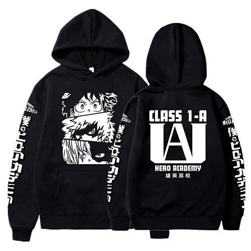 Mein Held Academia / Boku Kein Held Decke Kapuzenshirt Zeichentrick Manga Anime Vordertasche Grafik Kapuzenshirt Für Herren Damen Unisex Erwachsene Heißprägen 100% Polyester
Mein Held Academia / Boku Kein Held Decke Kapuzenshirt Zeichentrick Manga Anime Vordertasche Grafik Kapuzenshirt Für Herren Damen Unisex Erwachsene Heißprägen 100% Polyester
