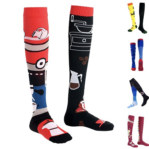 Men's Women's Socks Compression Socks Cycling Socks Funny Socks Novelty Socks Bike / Cycling Breathable Anatomic Design Wearable 1 Pair Graphic Nylon Yellow / Blue Black White S L
Men's Women's Socks Compression Socks Cycling Socks Funny Socks Novelty Socks Bike / Cycling Breathable Anatomic Design Wearable 1 Pair Graphic Nylon Yellow / Blue Black White S L