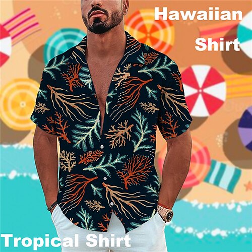 Men's Shirt Summer Hawaiian Shirt Striped Graphic Prints Starfish Turndown Black White Casual Holiday Short Sleeve Button-Down Print Clothing Apparel Tropical Fashion Hawaiian Soft
Men's Shirt Summer Hawaiian Shirt Striped Graphic Prints Starfish Turndown Black White Casual Holiday Short Sleeve Button-Down Print Clothing Apparel Tropical Fashion Hawaiian Soft