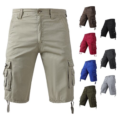 Men's Cargo Shorts Shorts Leg Drawstring 6 Pocket Plain Comfort Outdoor Daily Going out Cotton Blend Fashion Streetwear Black Army Green
Men's Cargo Shorts Shorts Leg Drawstring 6 Pocket Plain Comfort Outdoor Daily Going out Cotton Blend Fashion Streetwear Black Army Green