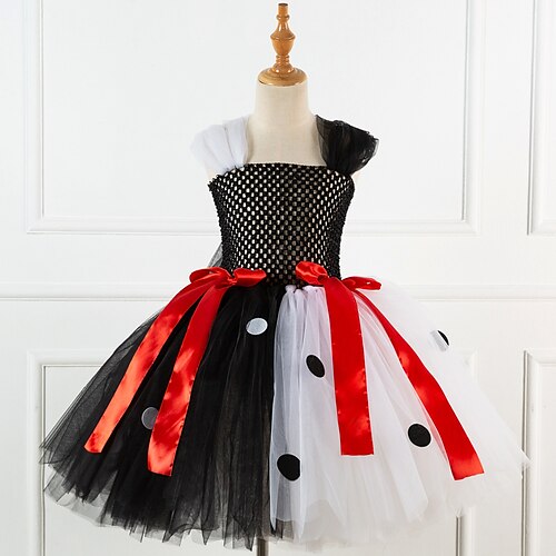 Barn Jente Halloween Kjole Polkadotter Kjole med A-linje Asymmetrisk Kjole Ytelse Ermeløs Prinsesse Kjole 4-12 år Vår Svart
Barn Jente Halloween Kjole Polkadotter Kjole med A-linje Asymmetrisk Kjole Ytelse Ermeløs Prinsesse Kjole 4-12 år Vår Svart