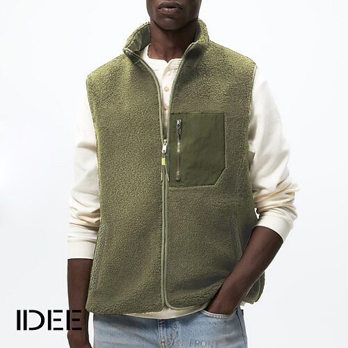 Herre Vest Polar fleece Gilet Hold Varm Dagligdagstøj I-byen-tøj Festival Lynlås Stående krave Afslappet Jakke Overtøj Ensfarvet Lynlås Lomme Sort militærgrøn Mørk Marineblå
Herre Vest Polar fleece Gilet Hold Varm Dagligdagstøj I-byen-tøj Festival Lynlås Stående krave Afslappet Jakke Overtøj Ensfarvet Lynlås Lomme Sort militærgrøn Mørk Marineblå