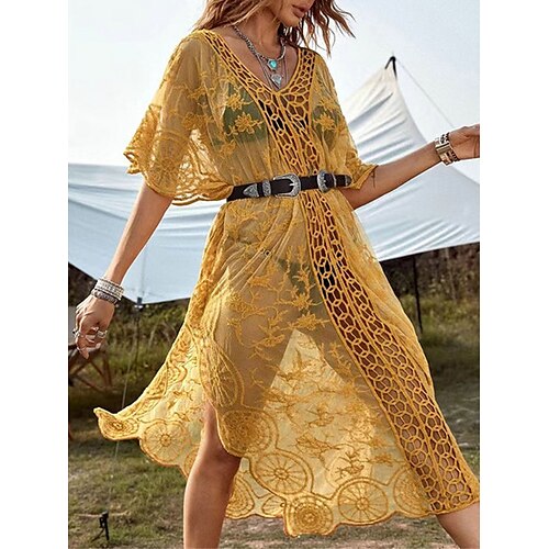 vestido casual feminino vestido de renda vestido midi vestido branco amarelo azul meia manga cor pura renda inverno outono primavera decote em v básico estilo diário 2023 tamanho único
vestido casual feminino vestido de renda vestido midi vestido branco amarelo azul meia manga cor pura renda inverno outono primavera decote em v básico estilo diário 2023 tamanho único