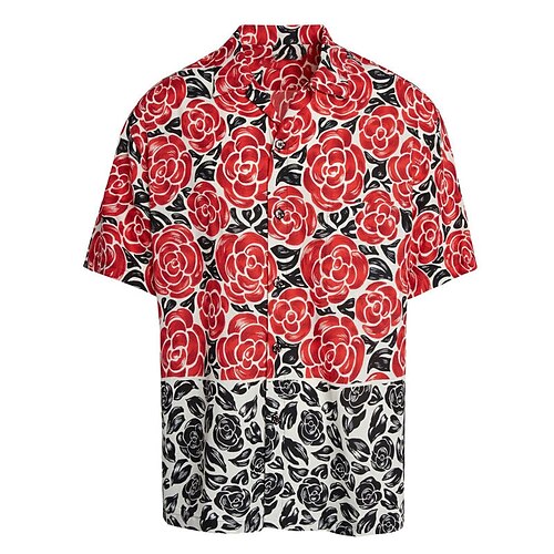 Men's Shirt Summer Hawaiian Shirt Rose Graphic Prints Turndown Red Outdoor Street Short Sleeves Button-Down Print Clothing Apparel Tropical Fashion Hawaiian Designer
Men's Shirt Summer Hawaiian Shirt Rose Graphic Prints Turndown Red Outdoor Street Short Sleeves Button-Down Print Clothing Apparel Tropical Fashion Hawaiian Designer