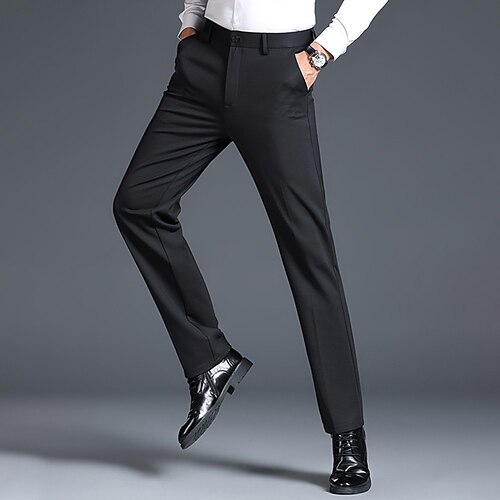 Per uomo pantaloni della tuta Pantaloni Tasche Gamba dritta Tinta unita Comfort Matrimonio Ufficio Attività commerciale Streetwear Informale Nero Blu Media elasticità
Per uomo pantaloni della tuta Pantaloni Tasche Gamba dritta Tinta unita Comfort Matrimonio Ufficio Attività commerciale Streetwear Informale Nero Blu Media elasticità
